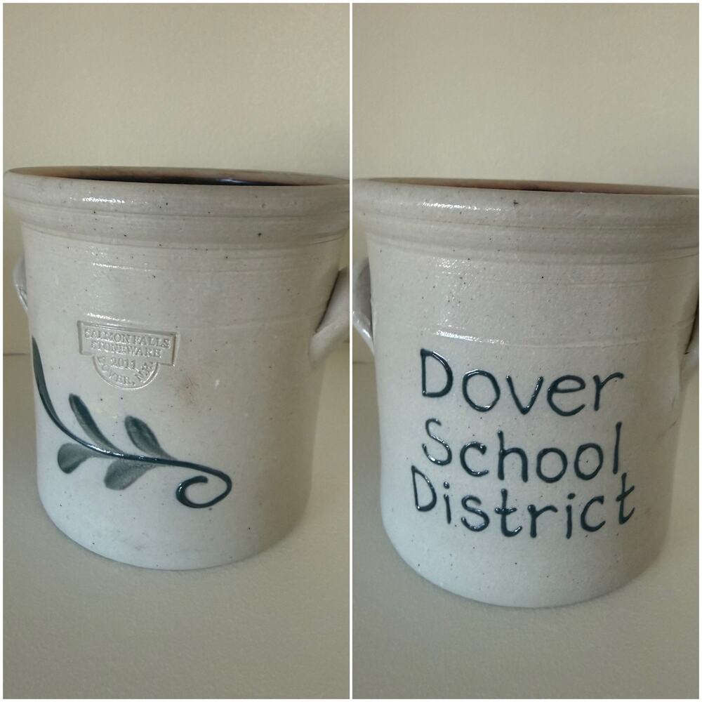 Salmon Falls Stoneware Crock Special Edition Dover School District Dover, NH